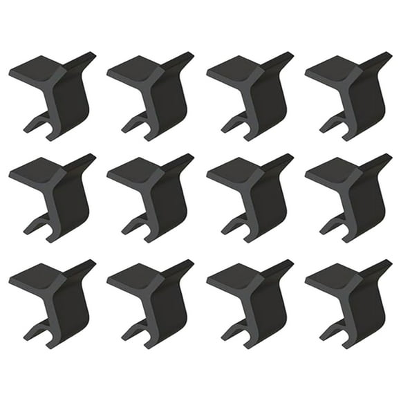 Kitchen Utensil Set Baking Sheet Tray Stackers Cookie Sheet Stackers Clips Reusable Trays Stacking Holder Saving Trays Stacking Holder For Home Kitchen (12Pcs), Black