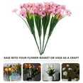 thumbnail image 2 of 1 Set 4PCS Simulados Violet Flowers Flor Arreglo Decoraciones Falsas Flores, 2 of 6