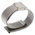 thumbnail image 1 of Pulsera milanesa Universal 12 14 16 18 20mm 22mm 24mm correa de acero inoxidable plateada pulsera de repuesto para reloj inteligente Tan Jianjun  unisex, 1 of 2