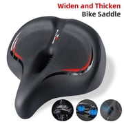 WEST BIKING Thickened High Elasticity Bike Saddle Soft Waterproof PU Pad Road Seats Comfort Breathable AntiSlip Cycling Cushion
