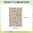 thumbnail image 2 of Golf Towels for Golf Bags For Men Women - colorful spot printA 24x16in Absorbent Quick Drying Golf Towel for Cleaning Golf Ball Club Golf Bag Accessories with Carabiner, 2 of 8