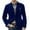 667#Blue, variant on 2025 Mens Vintage Corduroy Sport Coat Casual Slim Fit 3 Button Blazer Notched Lapel Long Sleeve Jacket Red L