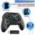 thumbnail image 2 of UHM X360 Controller Wireless for Xbox 360/Xbox 360 Slim,2.4GHz Gamepad Remote Joystick Wireless PC Gaming Controller for PC Windows 10/8/7 with Receiver,Gray (NOT for Xbox/Xbox One), 2 of 7