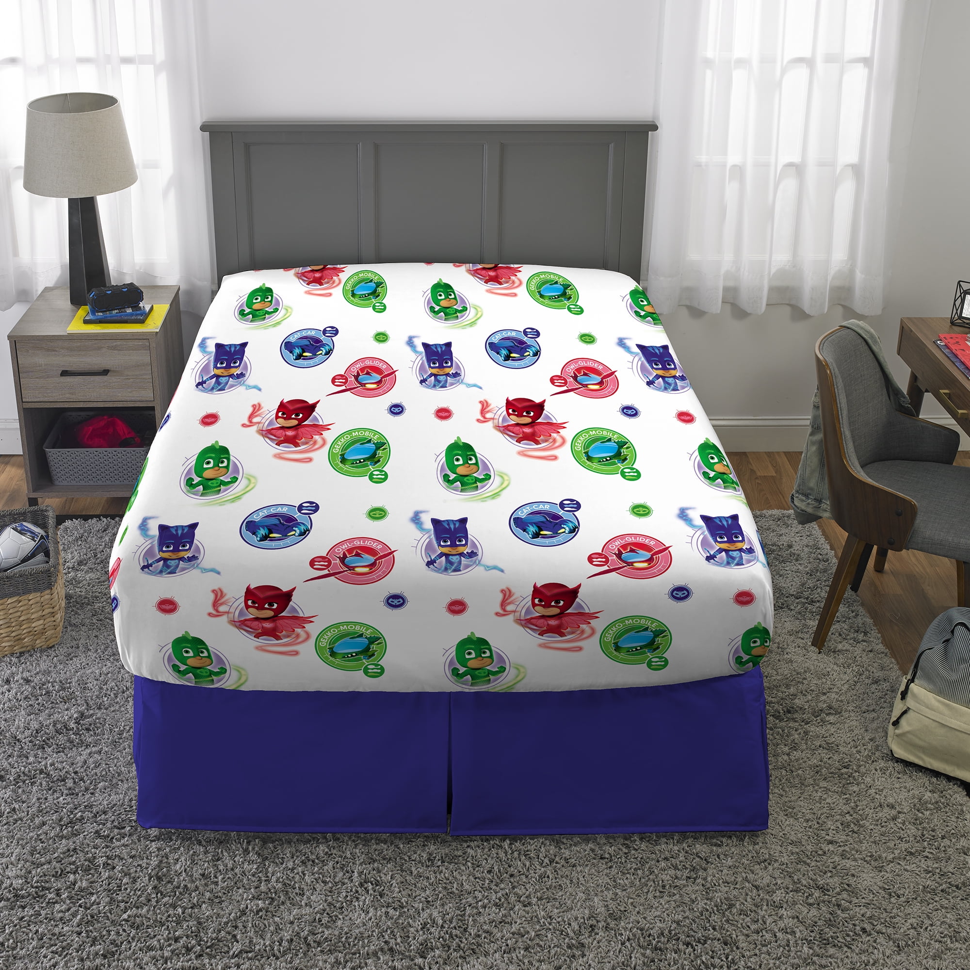 Pj Masks Bed In A Bag Kids Bedding Bundle Set 5 Piece Full Walmart Com Walmart Com