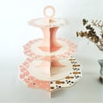 thumbnail image 4 of Milue Display Cupcake Stands Cardboard 3 Tier for Dessert Festivals Wedding Durable, 4 of 21