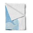 thumbnail image 2 of Cars Soft Flannel Fleece Blanket, Old Timer Vintage Automobile Collector's Revival Nostalgia American Culture, Cozy Plush for Indoor and Outdoor Use, 70" x 90", Blue Pale Blue Black, by Ambesonne, 2 of 5