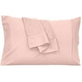 thumbnail image 2 of Royale Linens King Pillowcase Set of 2 - Bed Pillow Cover - 20" x 40" -Pink Pillowcases - 1800 Brushed Microfiber, Wrinkle & Fade Resistant - Soft & Cozy- King Size Pillow Case (King, Pink), 2 of 9