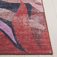 thumbnail image 6 of SAFAVIEH Tacoma Valerie Abstract Machine Washable Area Rug, Pink/Rust, 9' x 12', 6 of 13