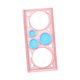 thumbnail image 4 of Regla geométrica multifuncional, plantilla de dibujo geométrico, regla, plantilla para medir, regla, múltiples formas para , Rosado, 4 of 8