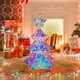 thumbnail image 5 of Fiudx Árbol de Navidad Colorido, Efecto de Iluminación Led Rgb, Decoración Festiva, Colores de Luz Personalizables, Perfecto para Fiestas Navideñas, Reuniones Acogedoras En Casa, Tamaño 30 X 19,5 X 1, 5 of 6