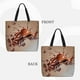 thumbnail image 2 of Easygdp Coffee Beans Chocolate Splash Bolsa Tote para Mujer, Bolso de Hombro para Trabajo, Playa, Viajes, Compras y Supermercado, 2 of 7
