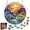 A, variant on CookMate Acrylic Suncatcher Puzzle (Style E),7.4in Stained Glass Window Hanging,Golden Sunset Landscape DIY Craft Kit for Mom Birthday and Home Garden Decor.