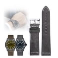 thumbnail image 2 of Correa de reloj de cuero genuino retro para Tudor Bronze Zenith IWC Pilot MIDO M032.607 Tissot Correa de reloj de pulsera de piel de vaca marrón 23 mm, 2 of 5