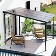 thumbnail image 3 of 10x14 Hardtop Patio Gazebo, Outdoor Pergola with Roof for Backyard, Decks, Garden, 3 of 5