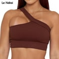 thumbnail image 2 of Women Padded Yoga Bra Fitness Gym Crop Top Seamless Yoga Top Workout Bras, 2 of 18