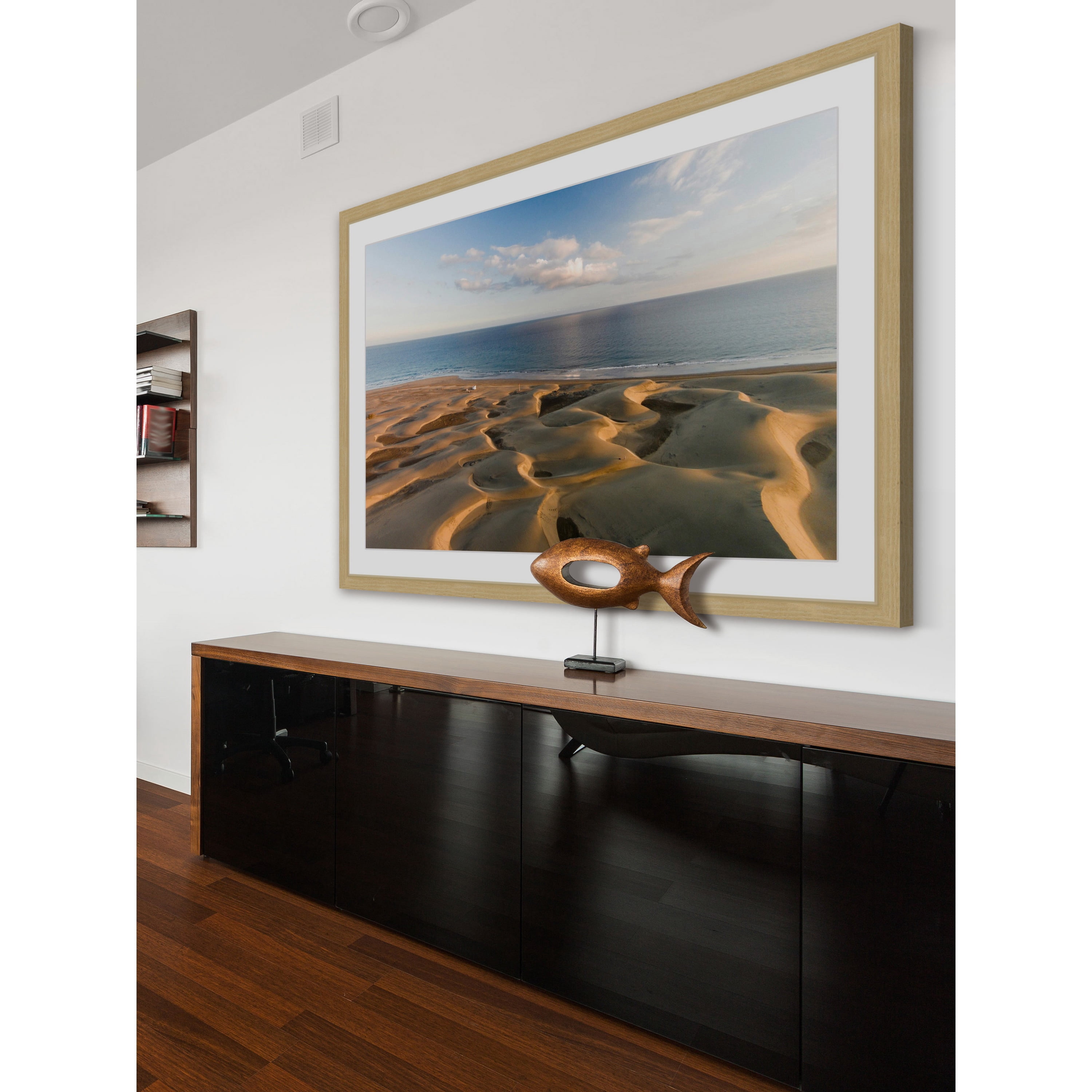 Marmont Hill "Waves in the Sand II" by Karolis Janulis Framed Painting Art Print