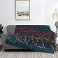 thumbnail image 5 of KLL Cartoon Sharks Print Fleece Throw Blanket, Horizontal Fleece Bedding Cute Soft Blankets Comfy Fleece Flannel Plush Home Decor for Couch & Bed -80"x60", 5 of 9