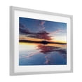thumbnail image 3 of Stupell Industries Calm Sunset Reflection Gray Framed Print Under Glass design by Robin Vandenabeele, 14 x 20, 3 of 10