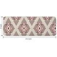 thumbnail image 7 of Beige Geometric Diamond Striped Pattern Kitchen Rug Mat,Kitchen Runner Rugs Non Skid Washable,Decorative Kitchen Floor Mats for Kitchen,Sink,Laundry,17"x47.2", 7 of 7