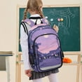 thumbnail image 7 of FORMRS Unisex School Backpack 17" Student Travel Bag with Laptop Compartment, Black Cat Walking, 7 of 7