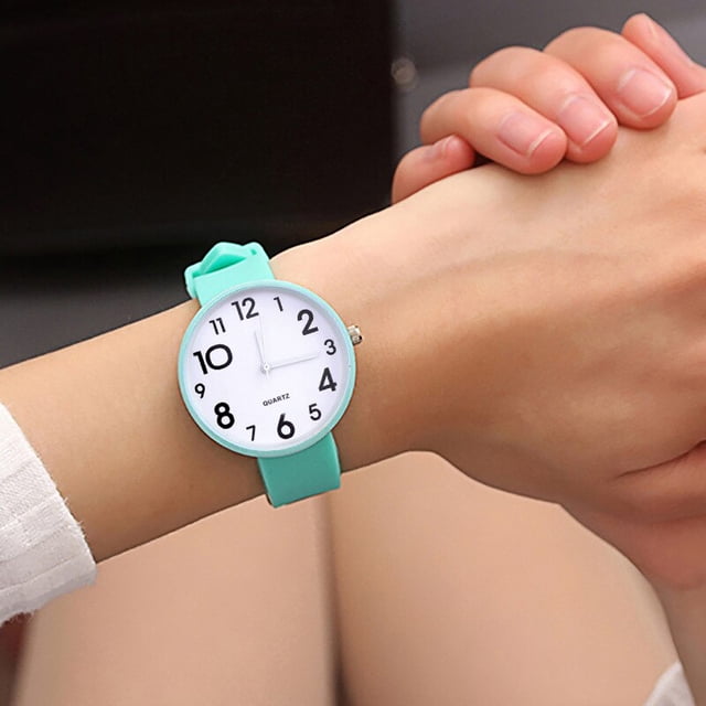 Reloj Digital electrónico para niñas y niños, relojes de silicona para niños, reloj de cuarzo informal sencillo para mujeres, los mejores regalos para niños Gao Jinjia LED