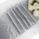 thumbnail image 3 of Camino de mesa decorativo de satén damasco de 30 x 275 cm para bodas, color plateado Plata, 3 of 3