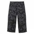thumbnail image 4 of Women's Elastic Over Knee 3/4 Cropped Shorts Cotton Casual Summer with Pockets, 4 of 5