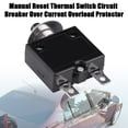 thumbnail image 4 of 8a Circuit Breaker  15a Circuit Breaker Manual Reset Thermal Switch Circuit Breaker Over Current Overload Protector, 4 of 8