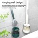 thumbnail image 2 of Inteprter Soporte para cepillo de baño montado en la pared Prensa de fluidos Herramienta de limpieza de plástico Cepillos para fregar Ángulo muerto Wc Juegos de accesorios de baño Blanco Inteprter HA065743-02, 2 of 6