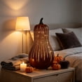 thumbnail image 6 of Halloween Lamp Decorations, 2026 New Pumpkin Light with Timer, Cute LED Pumpkin Figurine, Sparkling Night Glass Pumpkins Lamp for Shelf Mantel Fireplace Party Indoor Outdoor Fall Holiday Decor, 6 of 6