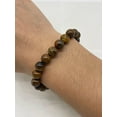thumbnail image 5 of Tiger Eye Crystal Bead Bracelet 8mm, Wholesale Genuine Tiger Eye Stretch Gemstone Bracelet, Gift for Men & Women (1), 5 of 9