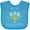 Turquoise, variant on Inktastic My 1st Hanukkah with Menorah and Stars Boys or Girls Baby Bib