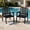 Black, variant on Memoryfield Outdoor Dining Chairs Set of 4, HDPE Patio Garden Chairs, Waterproof, for Backyard, Natural