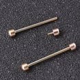 thumbnail image 5 of 2 piezas de varillas de tubo de tornillo de reloj, correa de reloj roscada, varilla de conexión, herramientas de reparación de varilla para relojero, diámetro interior de 22 mm (oro rosa), 5 of 5