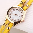 thumbnail image 7 of Soumake Women Vintage Multilayer Faux Leather Alloy Braided Bracelet Wrist Watch Jewelry, 7 of 7