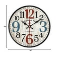 thumbnail image 2 of NIUBIER Silent Battery Operated Wall Clocks,12 Inch European Style Wall Clock,Non-Ticking Classroom Clock Art Decor for Home Living Room Office Decoration, 2 of 8