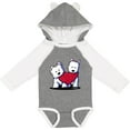 thumbnail image 3 of Inktastic Valentine Westie Duo Boys or Girls Long Sleeve Baby Bodysuit, 3 of 5