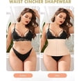 thumbnail image 5 of Werena Waist Trainer for Women Corset Shapewear Tummy Control Waist Cincher Underbust Postpartum Girdle Body Shaper - 9.5 inch, 5 of 8