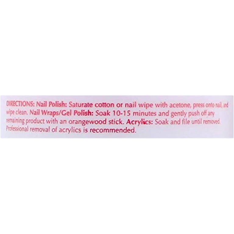 Super Nail Pure Acetone 32 oz - Acrylics, Nail Wraps and Polish