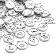 thumbnail image 6 of 2 Sets(52 pcs) Silver Alloy A-Z Initial Alphabet Letter Mixed Charms Pendants for DIY Jewelry Making,Bracelet and Crafting, 6 of 8