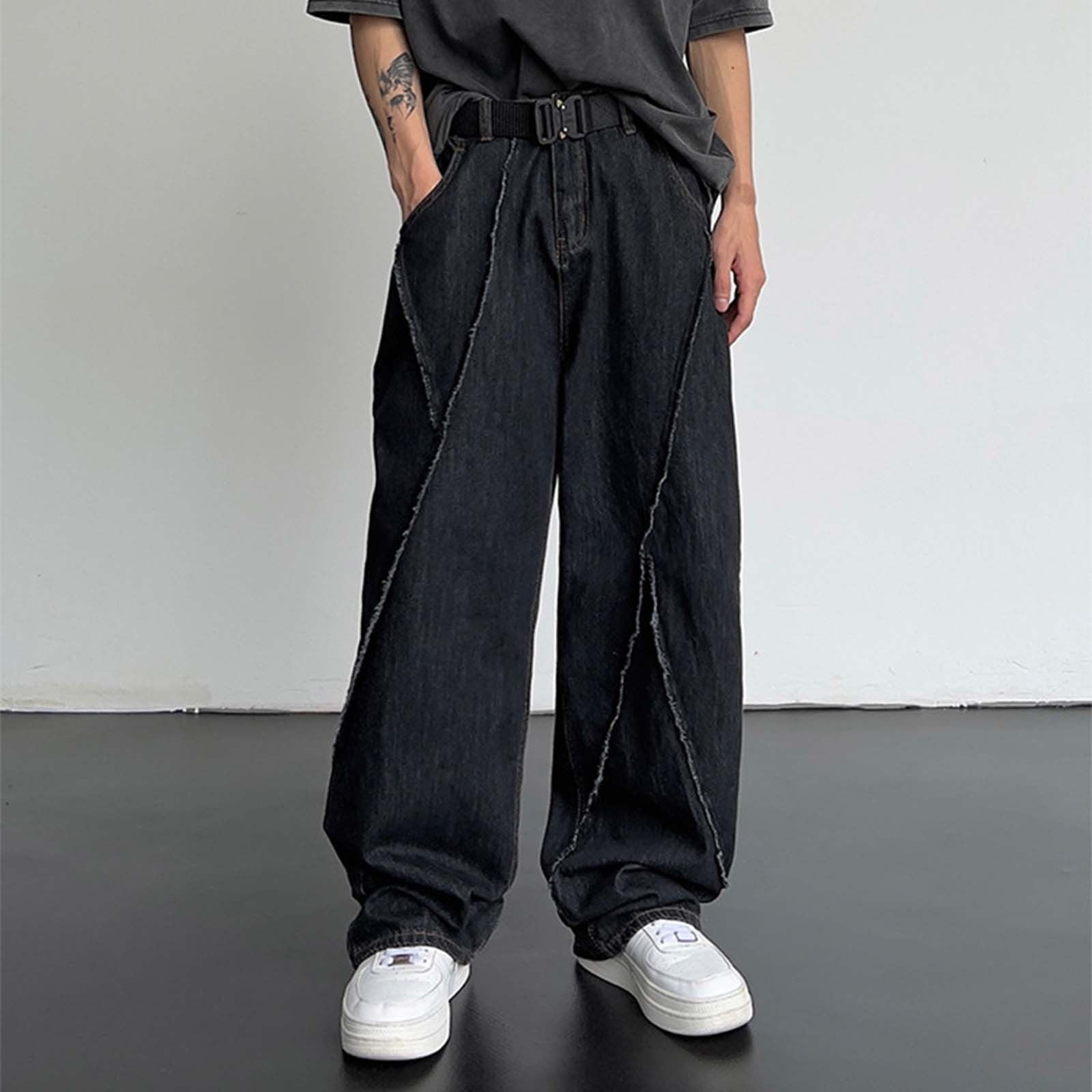 Siilsaa Jeans for Women Women's Baggy Cargo Pants Clothing