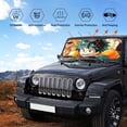 thumbnail image 2 of My Hero Academia Car Windshield Sun Shade, Front Window Sun Shades, Visor Shield Cover For Car Suv Truck, Visor Protector Blocks Uv Rays, Keep Your Vehicle Cool, Small, 51*27.5 Inch, 2 of 8