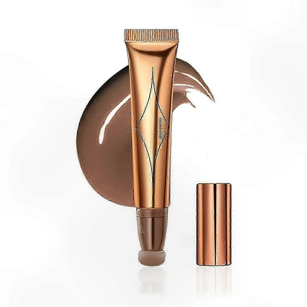 Cushioned Applicator Stick for Highlighting and Contouring with Extended Wear Glow Effect