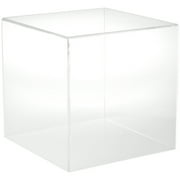 Plymor Clear Acrylic Display Case with No Base, 12" x 12" x 12"