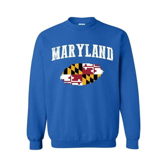 Mens Sweatshirts and Hoodies - Maryland Flag