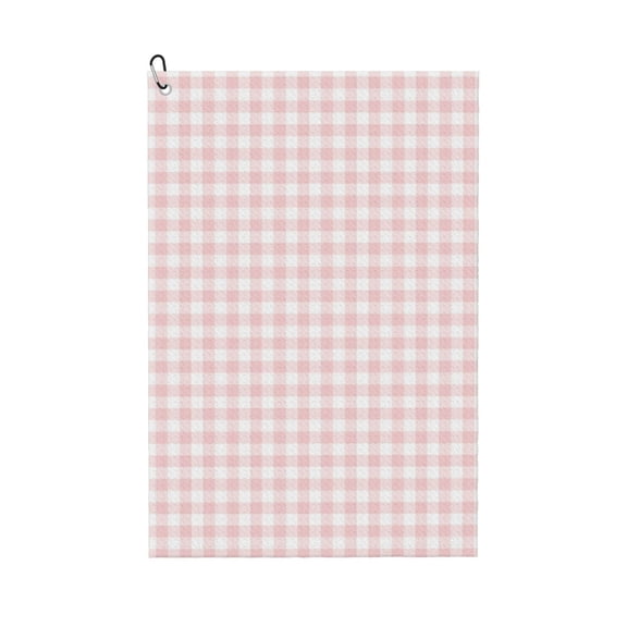 Kdxio Checkboard Pattern Golf Towel (24" X 16") with Carabiner Clip - The Convenient Golf Cleaning Towel
