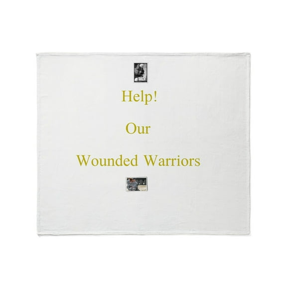 CafePress - Wounded Warrior Throw Blanket - Soft Fleece Throw Blanket, 50"x60" for All Ages