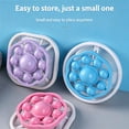 thumbnail image 4 of Reusable Floating Washing Machine Lint Hair Catcher, Mesh Laundry Filter Bag with Massage Beads, Floating Pet Fur Lint Trap for Front Load Top Load Washer, 4 of 8