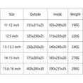 thumbnail image 6 of For Huawei MagicBook X 16 Pro 2023 Sleeve Laptop Carrying Case with Handle Polyester Notebook Bag for Matebook X Pro D14 D15, 6 of 6