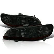 Spec-D Tuning Smoke Headlights Compatible with 1998-2002 Honda Accord Sedan Coupe L R Pair Head Light Lamp Assembly